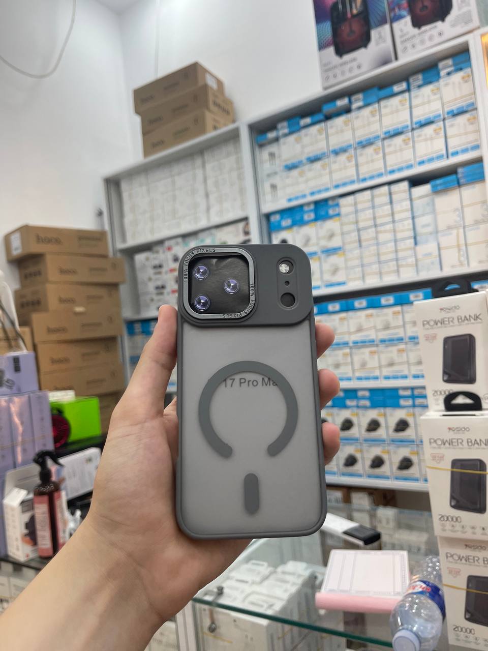Case Silicone Fumé