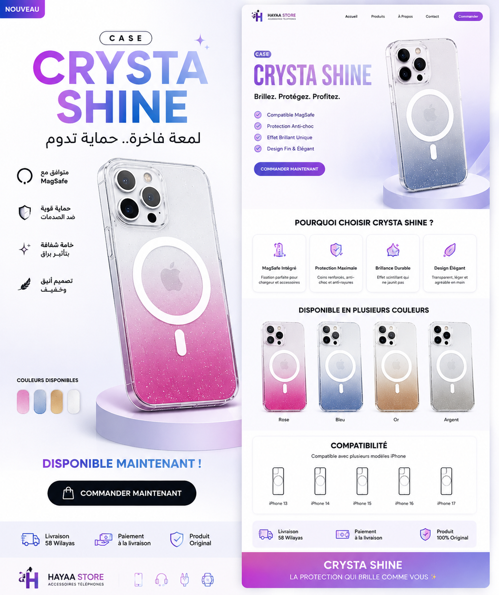 Case Crystal Dégrade Shine